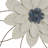 Yousaf Metal Floral Wall Decor with Layered Petals and Openwork Frame-933632518-933632516