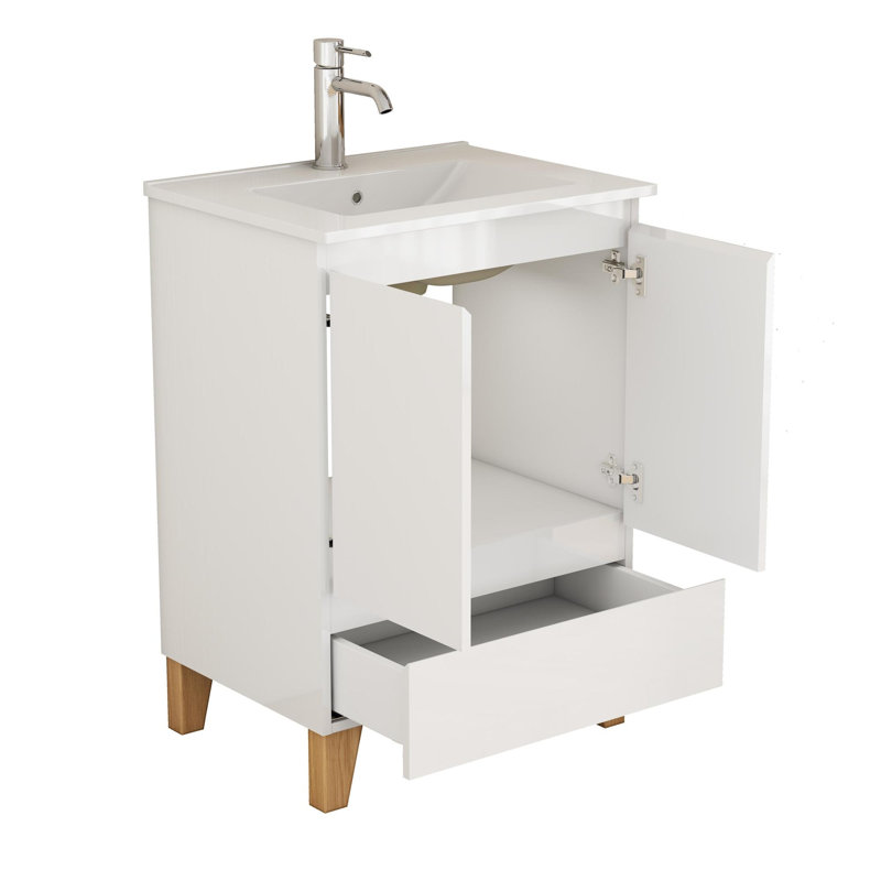 Meuble-lavabo autoportant 24 po avec lavabo 24 po