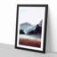 Fog over Luttach in Italy - Picture Frame Painting Print-55577799-55577795