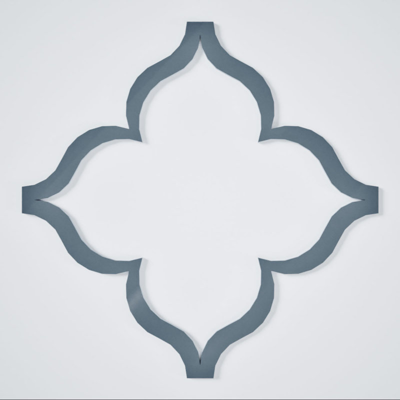 Panneaux muraux décoratifs en acrylique May, moyen, l 15 3/8 po x H 15 3/8 po x T 1/8 po May, gris foncé, Gris foncé