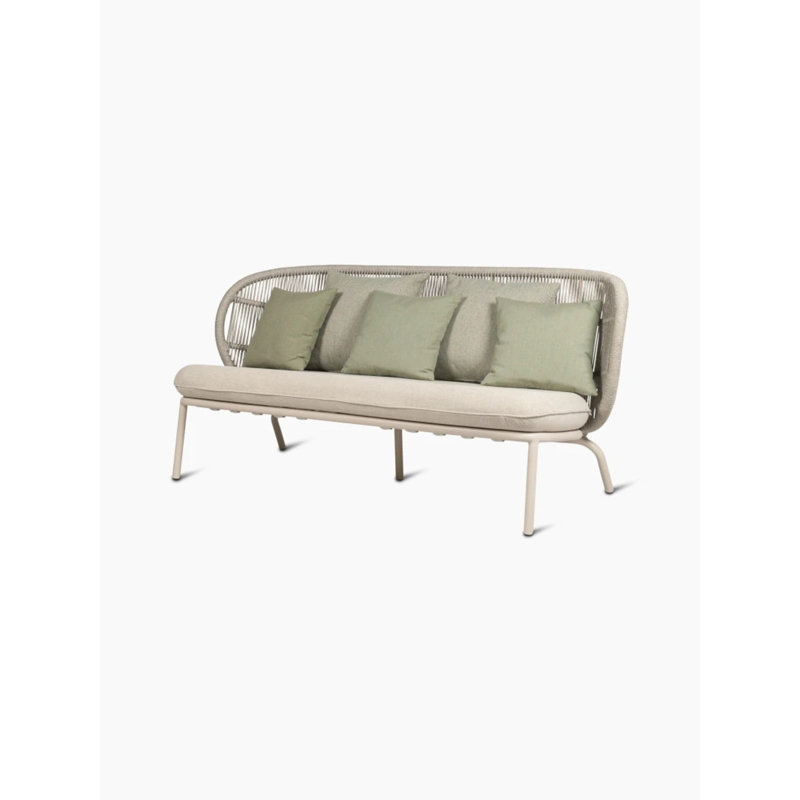 Kodo Outdoor 2 - Seat Patio Sofa, Dune White