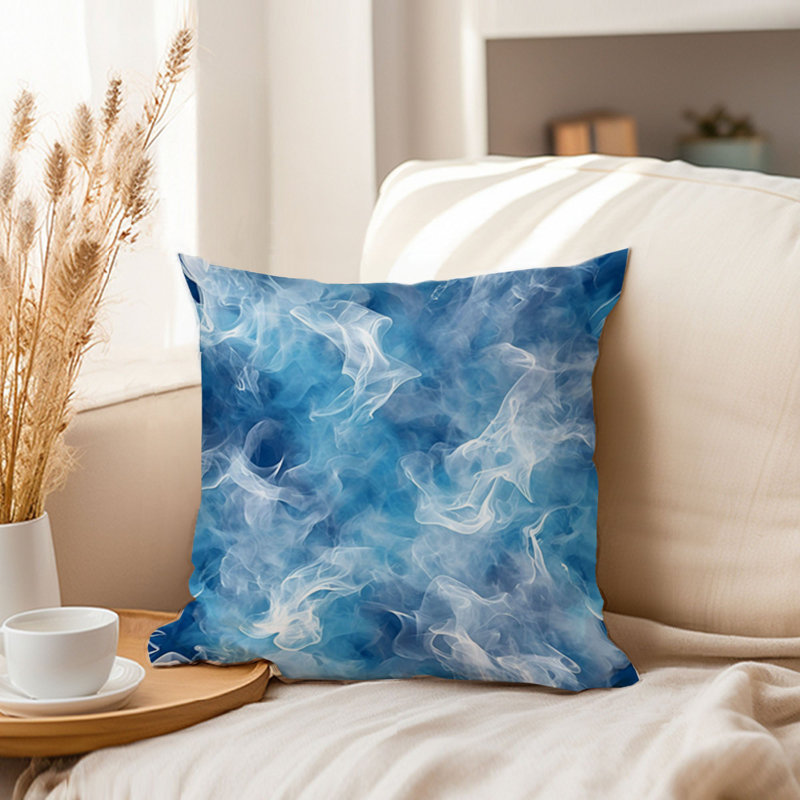 Abstract Blue Myst IV Modern, 20"H x 20"W