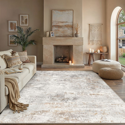 Cataleya Modern Abstract Washable Area Rug