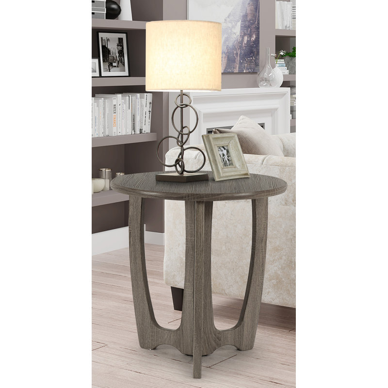 Table de bout à 3 pieds Blaire, Gris