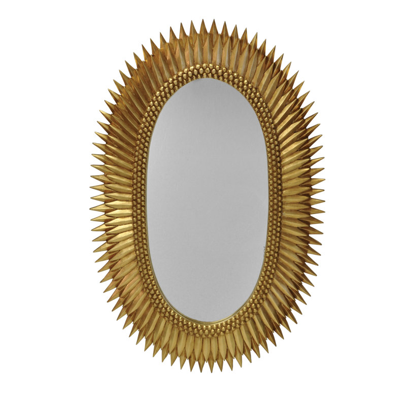 Miroir d'appoint Rita Starburst Glam, Or