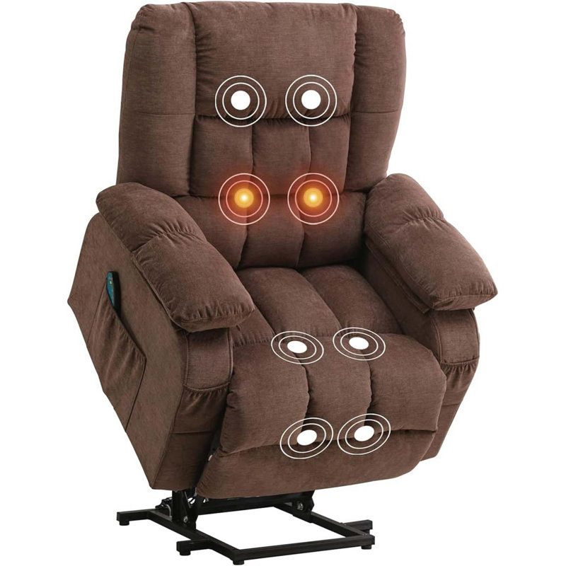 Fauteuil inclinable Kaylon, Lin brun