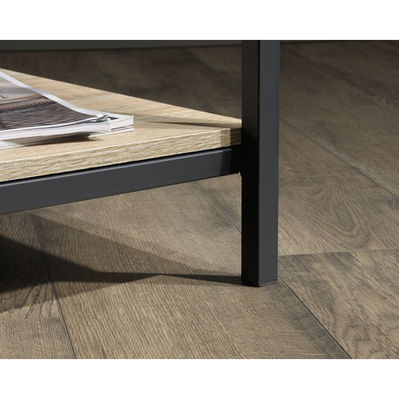 Genevie End Table, Charter Oak/Black