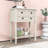Draga Retro Narrow Console Table with Storage Drawers and Shelf for Living Room-663937313