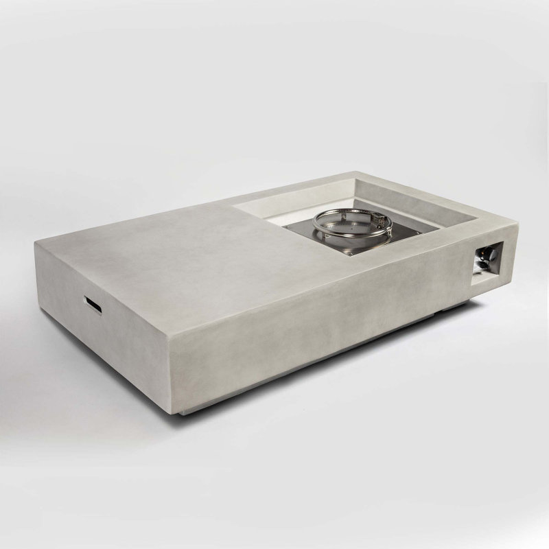 60Inch Concrete Fire Pit Table