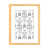 Toile avec cadre en bois beige n'est pas disponible