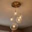 Lustre 5 lumières en laiton naturel Jensi-410163170