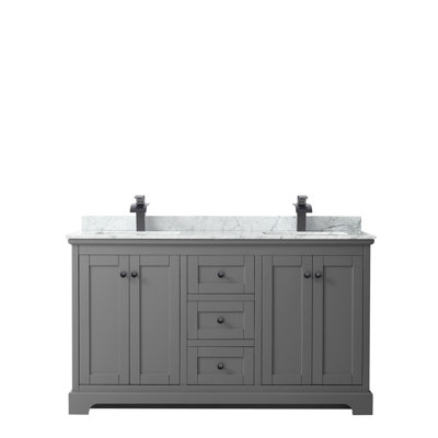 Ensemble de meuble-lavabo double 60 po Avery