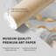 Abstrait gris et doré, reproduction d'art moderne sans cadre Geode-266200559