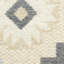 Marther Flatwoven Wool Ivory Blue Modern Indoor Rug-1095034739