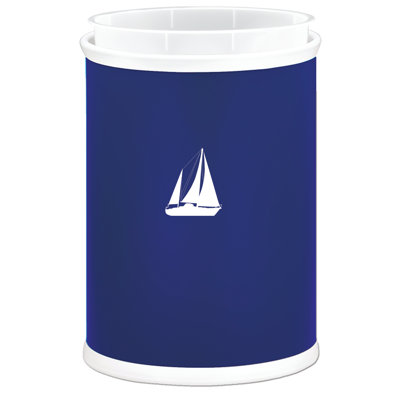 Glennys Plastic Open Waste Basket - 3.25 Gallons