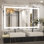 Miroir de salle de bain / meuble-lavabo Adorna