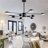 10-Light 30.7" Modern Sputnik LED Chandelier