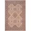 Tapis brun en laine noué à la main de style sud-ouest Abbigail 5 pi 7 po x 9 pi 10 po brun