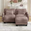 Sofa With Movable Ottoman-377230920
