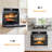 24" Electric Built-in Wall Oven, 2.5 Cu.ft Convection Single Oven With Led Touch Display, Timer, Child Lock & Drop-down Door – Fast 2–7 Day Delivery