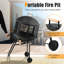 Lauver Round Steel Wood Burning Smokeless Fire Pit