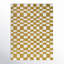 Rectangle Canales Geometric Machine Woven Recycled P.E.T. Area Rug in Yellow/White-2025853707