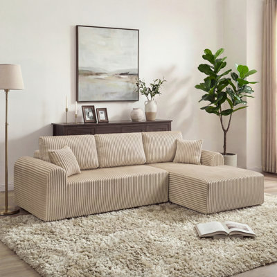 109"Cloud Modular Sectional Sofa Couch with L-Shape Chaise
