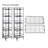 Makynlee 51.5"W Adjustable Folding Metal Shelving Unit-87743245