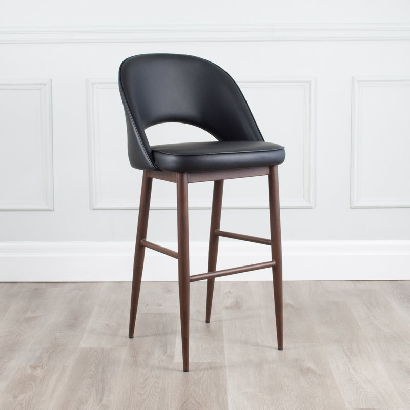 Tabouret de bar et de comptoir en simili cuir Hamill (30 po / 26 po), Tabouret de comptoir (siège d'une hauteur de 26 p