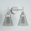 Éclairage pour meuble-lavabo à 2 lumières 17 po Caden Cone-320144485-363304683-363304681