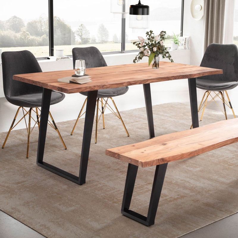 Claribel Rectangular Dining Table, 76cm H x 120cm L x 60cm W