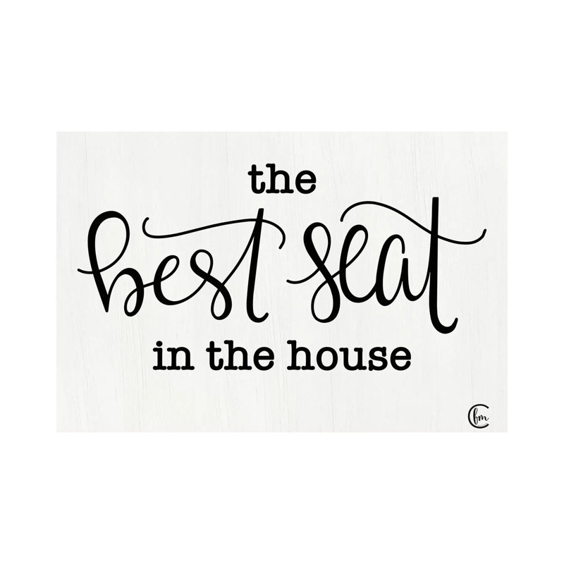 Best Seat by Fearfully Made Creations - Wrapped Canvas Gallery-Wrapped Canvas Giclée, 101.6 cm H x 66.04 cm W x 1.91 cm D