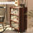 Retro Nut-Brown Solid Wood Sideboard