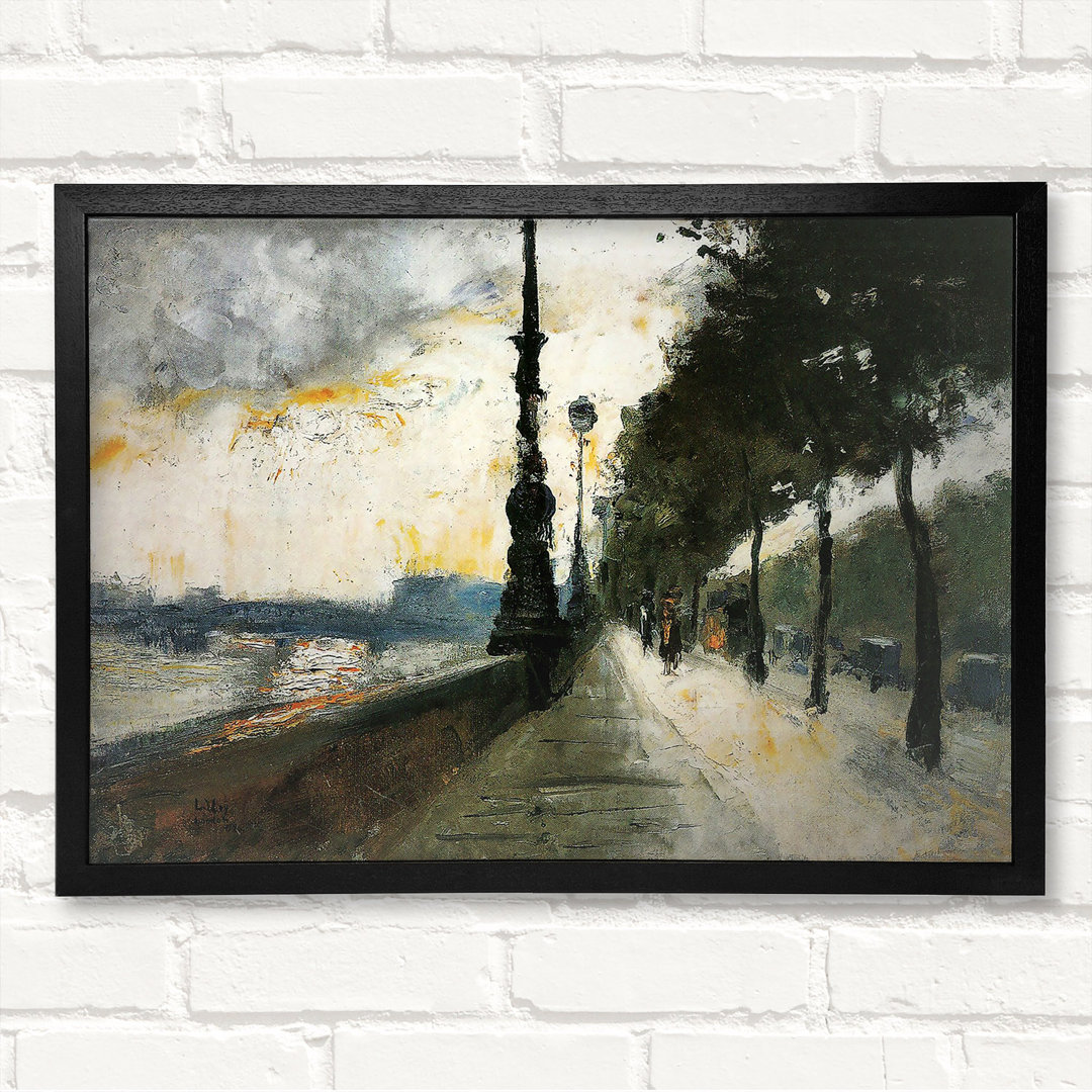 Waterloo Bridge In The Sun von Lesser Ury - Drucken