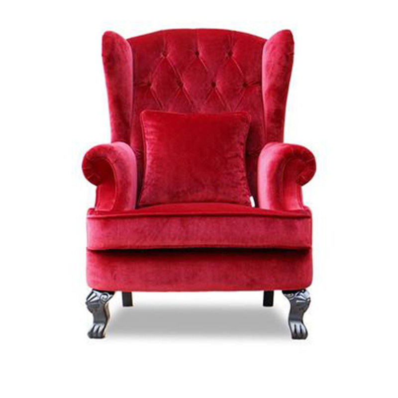 Fauteuil inclinable Laerte, Mélange de polyester rouge