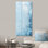 «Blue Frosty Collage III - Abstract Collages», art mural