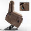 Fauteuil inclinable classique en velours avec poches de rangement et porte-gobelets cachés-1953962569