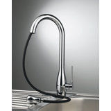 Salina Dual Pull Out Single Handle Kitchen Faucet