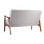 Wasser Fabric 126cm Reception Loveseat-1657563259