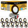 4'' Ultra Slim Selectable CCT New Construction LED Canless Recessed Lighting Kit