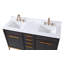 Ensemble de meuble-lavabo double 60 po-899172206