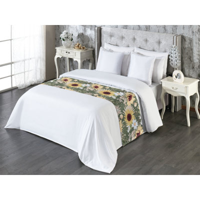 Tapis de couloir Ambesonne Sunflowers Nostalgic Summer