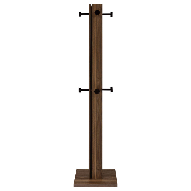 Midcre Walnut Coat Rack Walnut