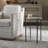 Uttermost Wren Round White Marble Accent Table