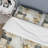 Gray Cubic Botanical Dreams - Patchwork Duvet Cover Set - Microfiber Polyester-2074897379