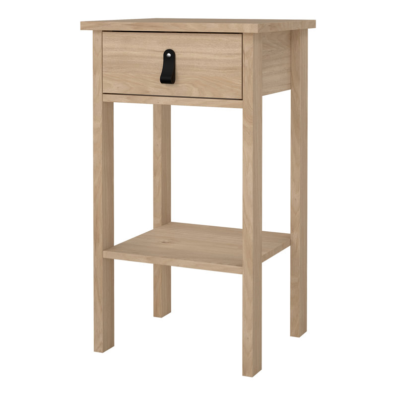 Rannah 40cm W Plywood / Laminate Board Bedside Table