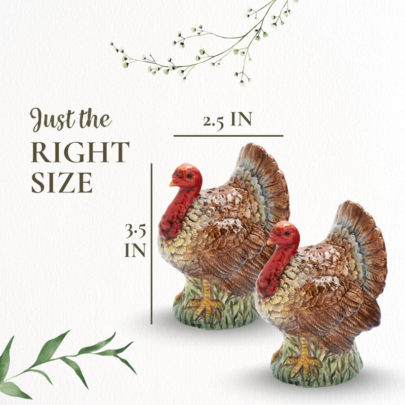 Salière et poivrière Spode Woodland Festive