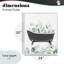 Baignoire à feuilles d'eucalyptus giclée, design par lettré et doublé-586552332-586552331