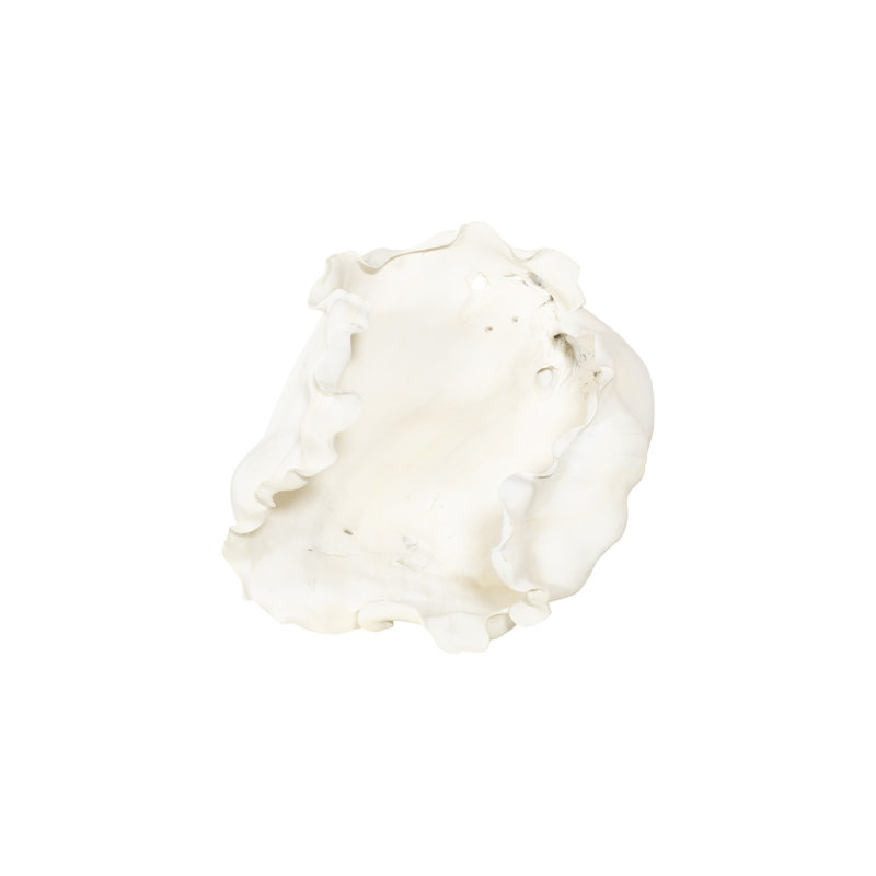 Cast Root Bowl, Open, Faux Bleached