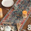 Boho Bohemia Style Red Table Runner, Country Rustic Farmhouse Magical Fall Kitchen Dining Table Decoration For Home Party Decor 13X72 Inch